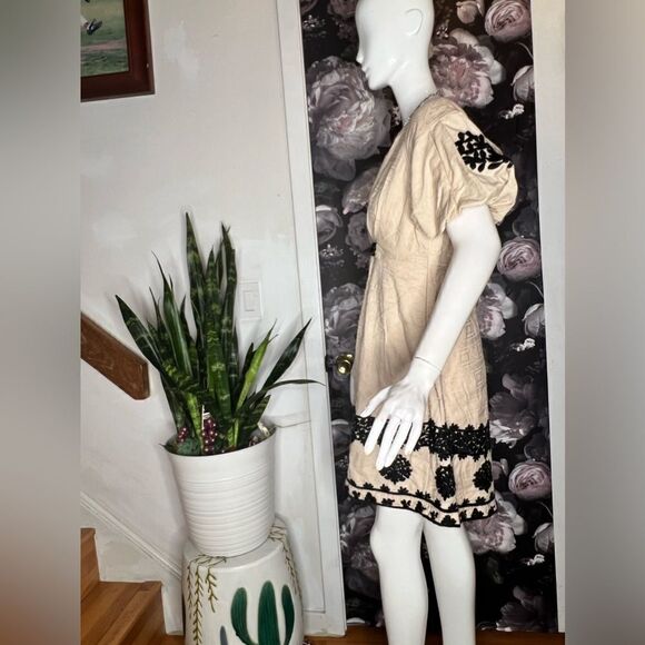 ANTHROPOLOGIE Orla Embroidered Mini Dress - Picture 7 of 8